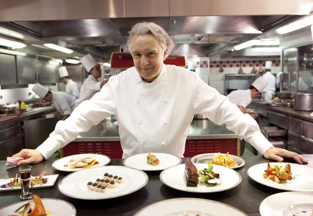 Alain Ducasse top 10 chefs in Hong Kong as celebrities